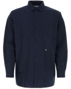 Nanamica Dark Blue Cotton Blend Shirt
