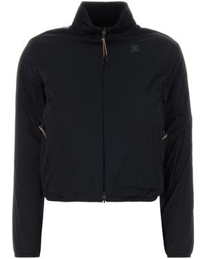 Burberry Black Stretch Nylon Reversible Jacket