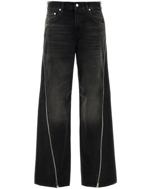 Haikure Black Denim Bonnie Wide-leg Jeans