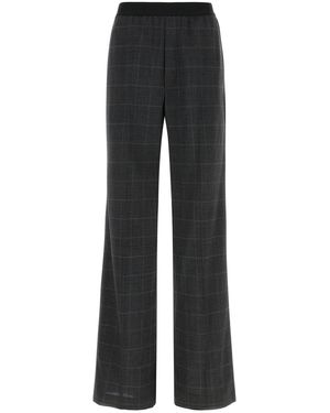 Balenciaga Embroidered Wool Pant - Black