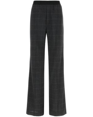 Balenciaga Embroidered Wool Pant - Black