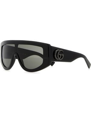 Gucci Occhiali da sole in acetato nero