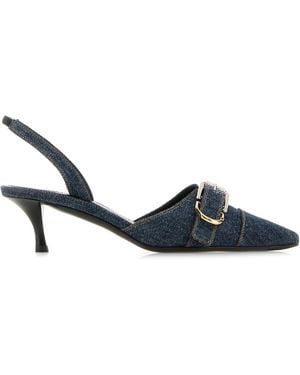 Givenchy Denim Voyou Court Shoes - Blue