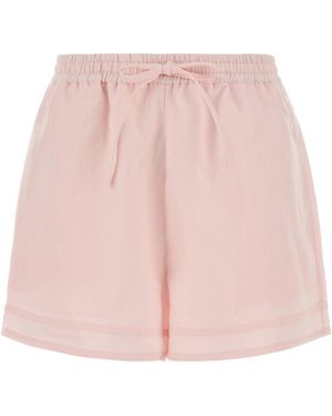 LeKasha Pink Linen Shorts