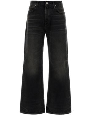 Haikure Black Denim Bethany Wide-leg Jeans