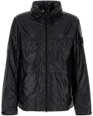 Stone Island Black Nylon Jacket