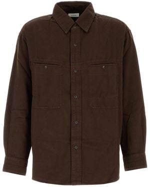 Lemaire Denim Shirt - Brown