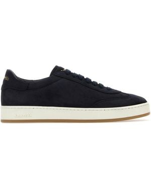 Church's Midnight Blue Suede Trainers