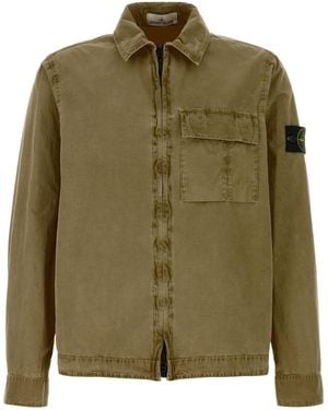 Stone Island Cotton Shirt - Green