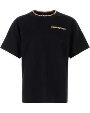 Burberry Cotton T-Shirt - Black