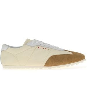 Marni Sneakers in tela avorio - Multicolore