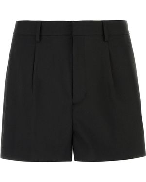 Entire studios Black Stretch Polyester Puny Shorts