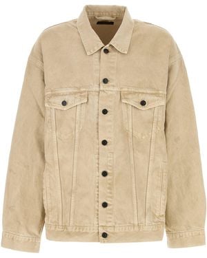 Balenciaga Beige Denim Jacket - Natural