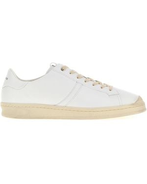 Jil Sander Leather Trainers - White