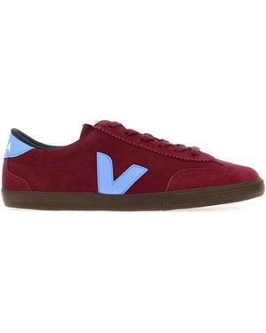 Veja Tiziano Red Suede Volley Sneakers