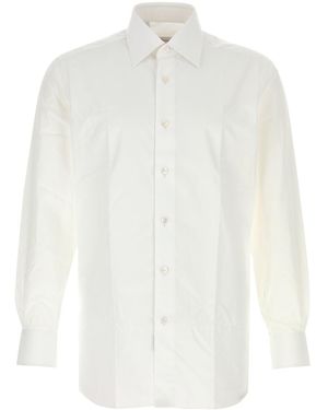 Brioni White Poplin Shirt