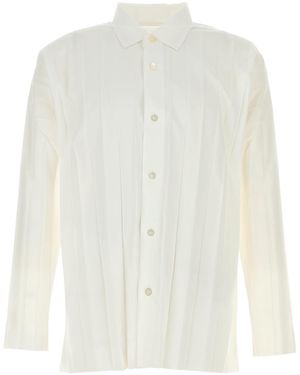 Homme Plissé Issey Miyake Shirts - White