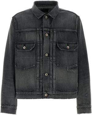 Sacai Shirt Collar Jacket - Black