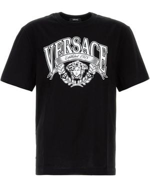 Versace Black Cotton T-shirt