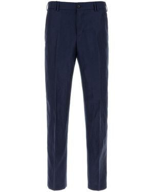 PT Torino Blue Wool Blend Michael Pant
