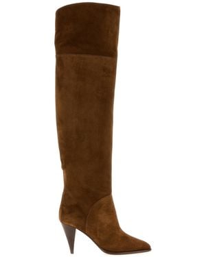 Casadei Brown Suede Boots