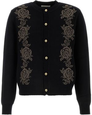 Ernest W. Baker Cardigan in lana nera - Nero