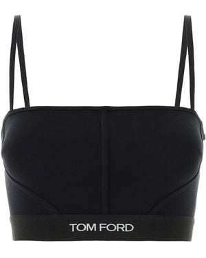Tom Ford Black Stretch Modal Bra
