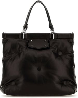 Maison Margiela Black Leather Handbag