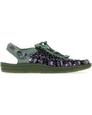 Keen Sage Green Suede Uneek Lea Slip Ons