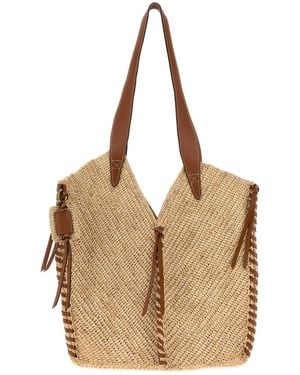 Isabel Marant Rafia Tampa Shopping Bag - Natural