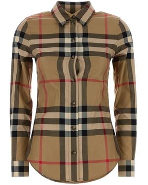 Burberry Camicia in cotone ricamato - Multicolore