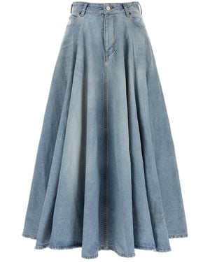 Balenciaga Denim Skirt - Blue