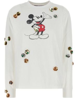Coperni Cotton X Disney Mickey T-Shirt - White