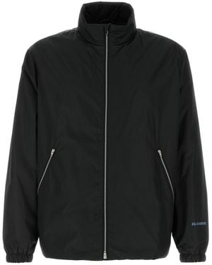 Jil Sander Blouson 145 Pd W Logo - Black