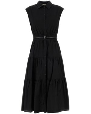 MICHAEL Michael Kors Black Poplin Dress
