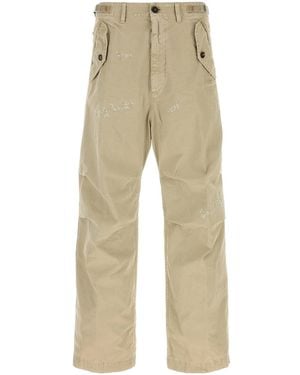 DSquared² Beige Cotton Pant - Natural