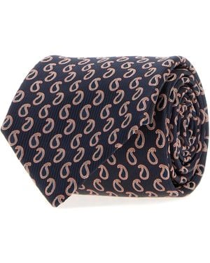 Brioni Embroidered Silk Tie - Multicolour