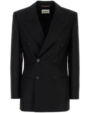 Saint Laurent Giacca in cashmere nero