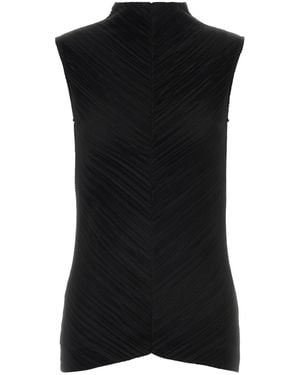 Calvin Klein Top in jersey nero