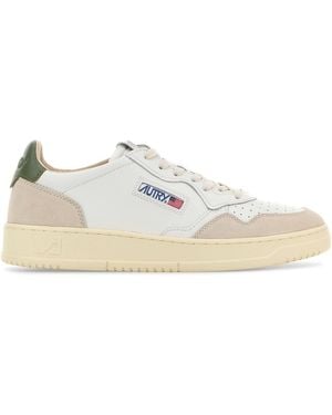 Autry White Leather Medalist Sneakers