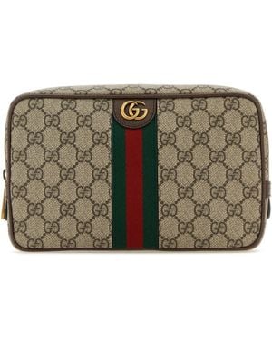 Gucci Busta Savoy in tessuto GG Supreme - Grigio