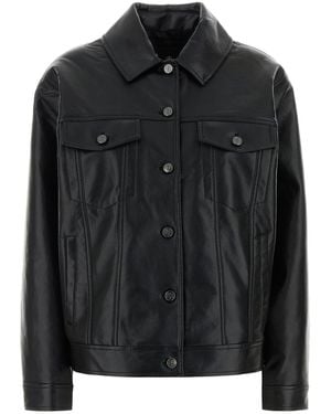 Anine Bing Black Leather Rory Jacket