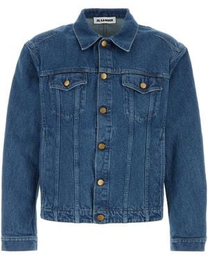 Jil Sander Regular Denim Jacket - Blue