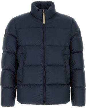 Woolrich Navy Blue Polyester Down Jacket