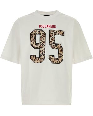 DSquared² White Cotton Oversize T-shirt
