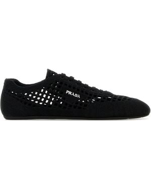 Prada Sneakers in crochet nero
