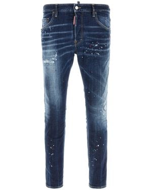 DSquared² Stretch Denim Jeans - Blue