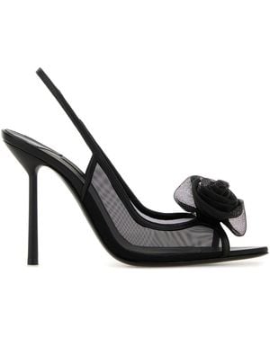 Le Silla Slingback Heels - Black
