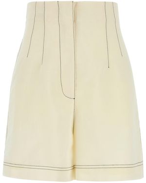 Philosophy Di Lorenzo Serafini Ivory Polyester Blend Shorts - Natural