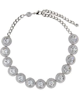Swarovski Embellished Metal Una Angelic Necklace - Metallic
